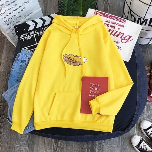 Womens Cartoon Funny Hoodies Long Sleeve Hooded Hot Dogs Sweatshirts Fleece Pullovers Femme Harajuku School Girls 2XLTracksuits