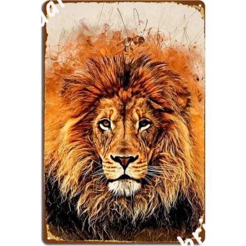 Liquid Lion Metal Sign Plates Classic Cave Pub Club Party Tin Sign Posters