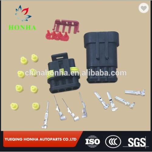 10 pcs 282088-1 282106-1 4 pin Super Sealed Waterproof Electrical Wire Connector for Auto Plug for Car caravan marine jet