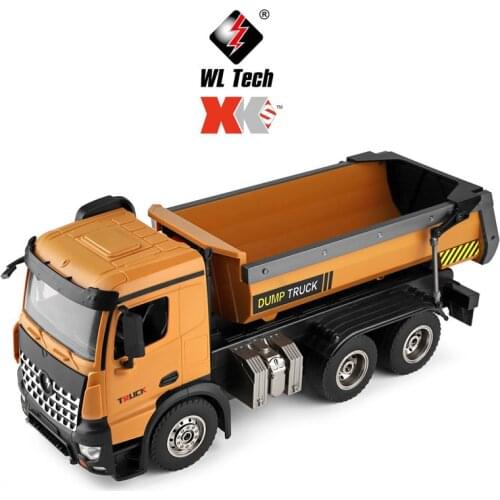 Wltoys 14600 1:14 4wd Rc Car Remote Control 2.4g Radio Control Rc Car Toy Dirt Dump Truck Engineering Series Load Dump Truck Toy