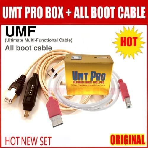 2020 Newest 100% Original UMT Pro BOX / UMT+Avb 2in1 Box with 1 USB Cables + ALL Boot cable