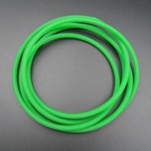 5Pcs Drum Riding Cycling Training Table Transmission Roller Platform PU Belt Diameter 5MM Circumference 185cm 185CM Green *FD154