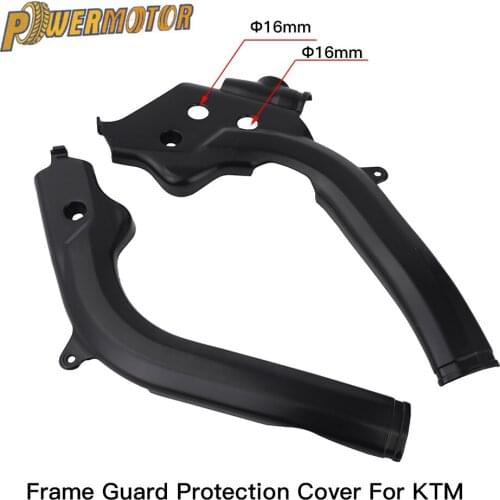 Motocross Black Frame Guards Frameguards Plastic Protector Cover For SX125 SX150 SX-F250 SXF250 SXF350 SX-F450 SXF450 16-17