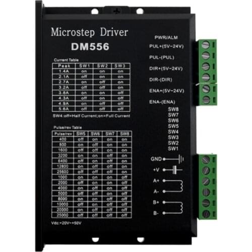 DM556 2-Phase Digital Stepper Motor Driver 42/57/86 Stepper Motor Driver For CNC