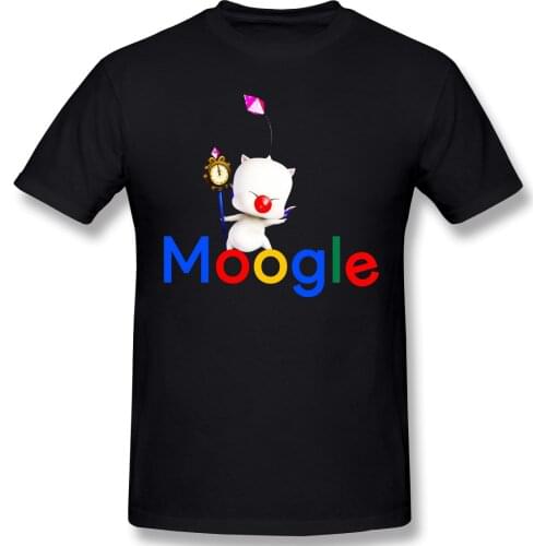 High Quality O-Neck 100 Cotton Moogle T-shirt Final Fantasy sleeve short