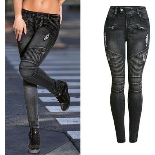 Женские обтягивающие джинсы LSEJAI China At AliExpress