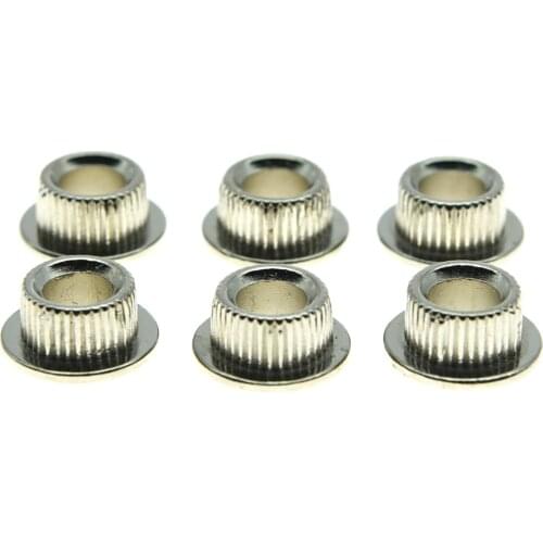 10mm Metal Vintage Guitar Machine Heads Tuners Nuts/ Bushings/Ferrules Tuning Keys Conversion Bushings Adapter Tuners Ferrules