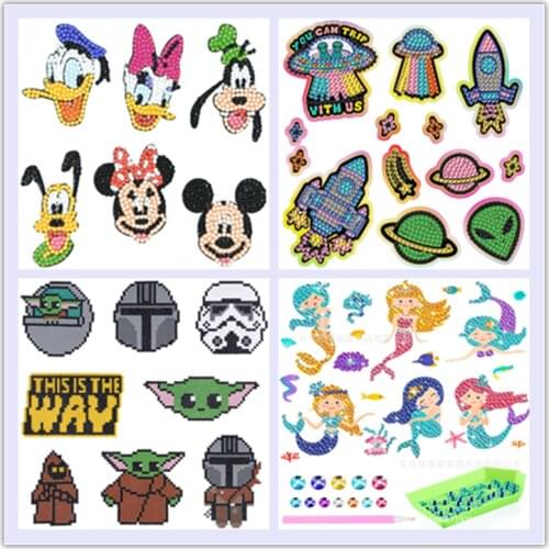 Gem Diamond Painting Kits for Kids-Arts and Crafts for Girls & Boys Ages 6 7 8 9 10 11 12-Make Your Own Stickers and Suncatchers