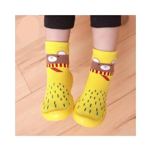 Baby Boy Girls Shoes Nonslip Socks Baby Soft Rubber Sole Socks Toddler Shoes Anti-slip Floor Socks Shoes