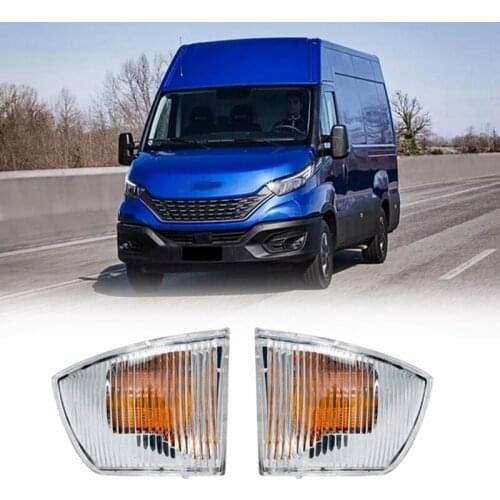 NEW-Car Clear Door Mirror Indicator Light Pair Left & Right for Iveco Daily 2006-2014