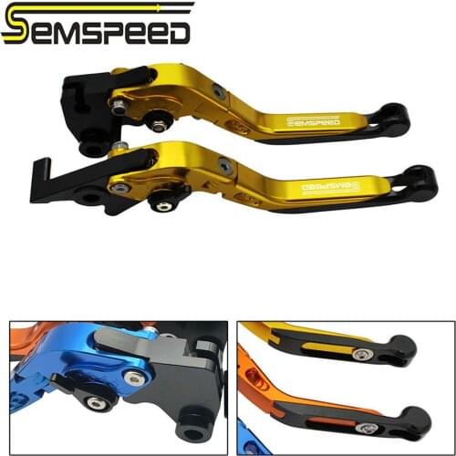 SEMSPEED Motorcycle Brake Lever Extendable Folding Brake Cluth Levers For BMW R NINE T 2014-2016 R1200GS R1250GS K1600 GT GTL