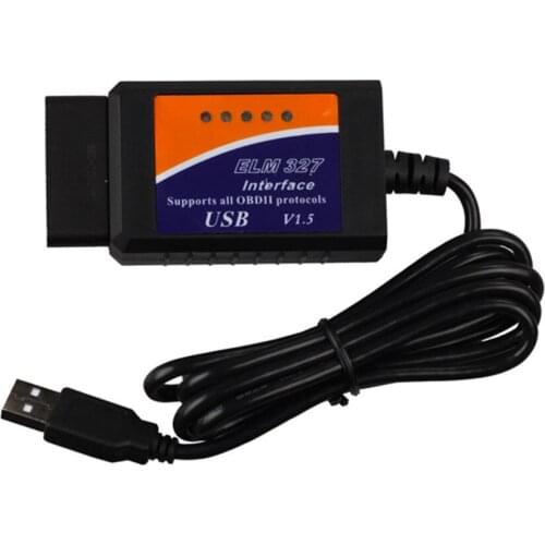 Best Price V2.1 ELM327 USB OBD2 Code Scanner Elm 327 V1.5 Support All OBDII Protocol