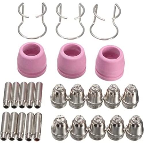 WELD 26PCS SG-55 AG-60 Plasma Cutter Cutting Torch Tip Nozzles Consumables Kit