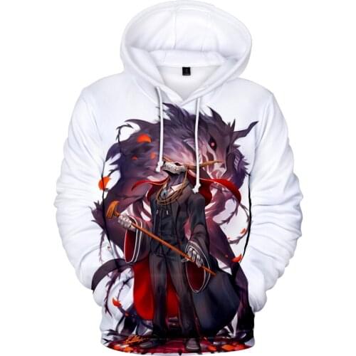 Anime The Ancient Magus' Bride 3D Kawaii Hoodies Women/Men Fashion Long Sleeve Sweatshirt Hot Sale Casual Streetwear Kids Tops