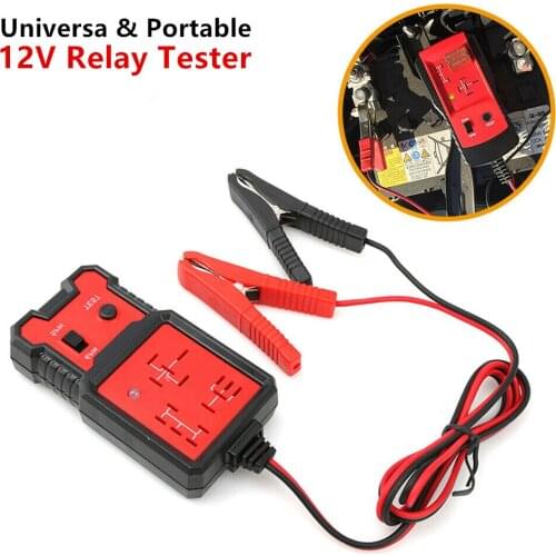 Universal Car Relay Tester Kit Automotive Diagnostic Tool 5pin 4pin 12V Relay Checker Electronic Automotive Relay Detector