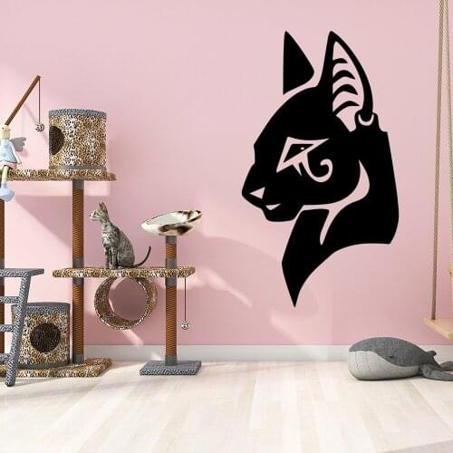 Diy animal Cat Waterproof Wall Stickers For Bedroom Wall Art Decor Vinyl Mural For Living Room Decals Poster adesivo de parede