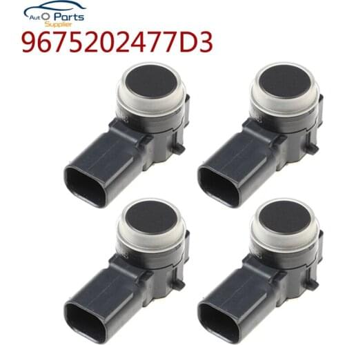 YAOPEI 4pcs 9675202477D3 Black Color PDC SENSOR/PARK DISTANCE CONTROL SENSOR For Peugeot Citroen New