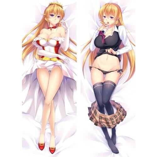 Japanese Coscase Anime Shokugeki no Souma Nakiri erina & Ikumi Mito Dakimakura Body Decorative Pillowcases Hugging Pillow Cover