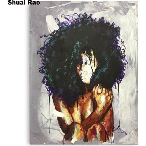 America Africa lady diamond painting full square diy mosaic diamond full set round drill cross stitching diamond embroidery