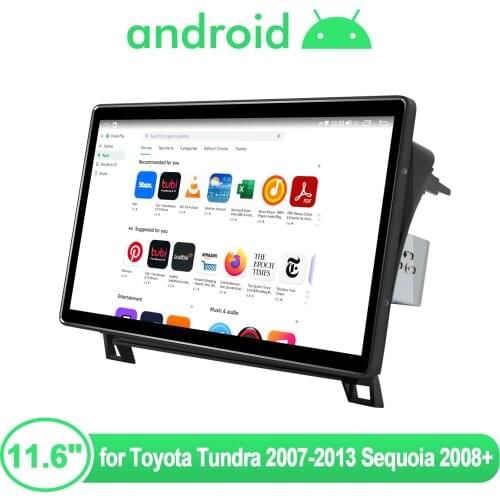Car Radio Stereo 11.6" Central Multimedia Player Android 10 Auto Video Autoradio GPS For Toyota Tundra 2007-2013 Sequoia 2008