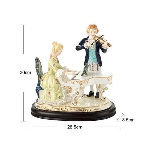 Ceramic Home character lives in luxurious royal household luxurious handicraft high-quality good decoration luxury wedding gifts