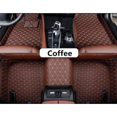 Toyota LAND CRUISER 200 2007-2017 Floor Mats Auto Foot Carpets Car Step Mats Brand New Embroidery Leather Mats