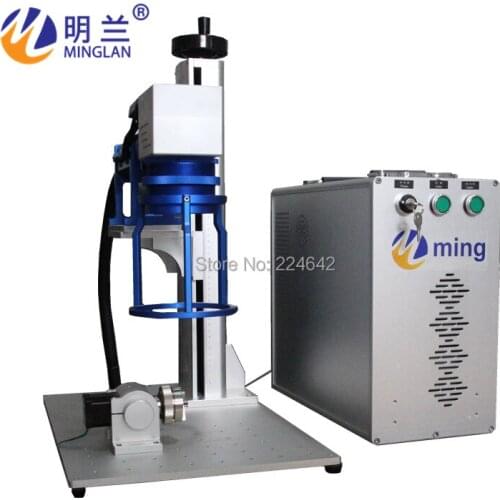 ML30W fiber laser marking machine marking on metal