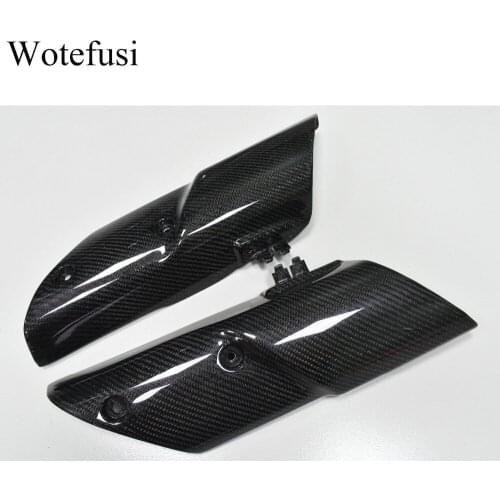 Motorcycle Carbon Fiber Left & Right Front Suspension Cover Panel Part Fairing Bodywork For Kawasaki Z1000 2010-2013[PA522]