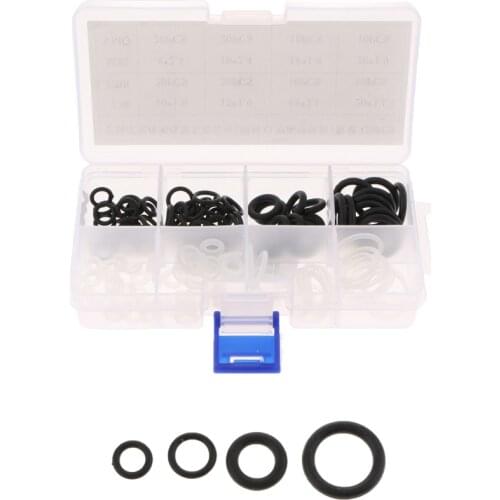Set Of 120 Air Conditioning Units 8 Sizes O-Ring Assortment For Repairs, Air And Gas Connections