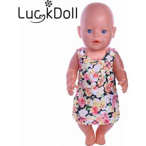 5 New arrives hand-made dress skirt Fit 18 inch/43cm New best gift (Only clothes)