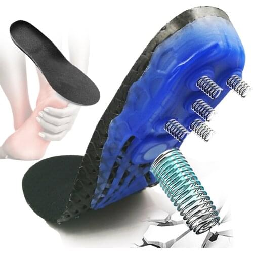Orthopedic running insoles running sports spring cushioning shoes shoe heels shoe protection foot insoles