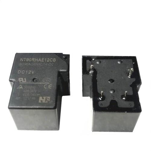 HOT NEW 12V relay NT90RHAE12CB 12VDC DC12V 12V 24VAC 40A 4PIN