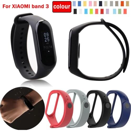 Bracelet watch band For Xiaomi Mi Band 4 /Mi Band3 Replacement Original Silicone Smart Wristband Fitness Tracker wrist strap