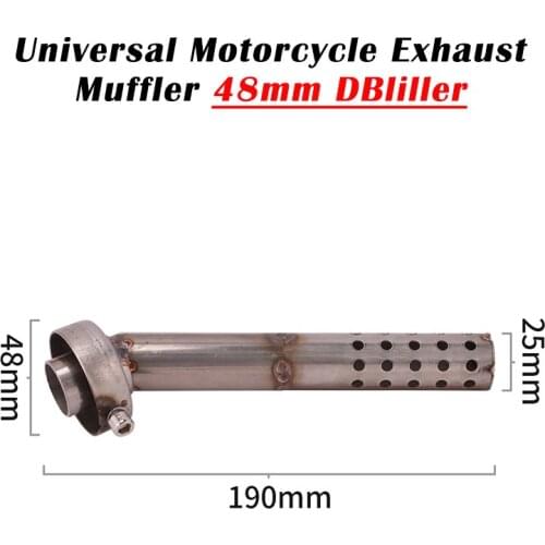 Noise Reduction Motorcycle Exhaust DB Killer Inlet Muffler Silencer Noise Sound Eliminator