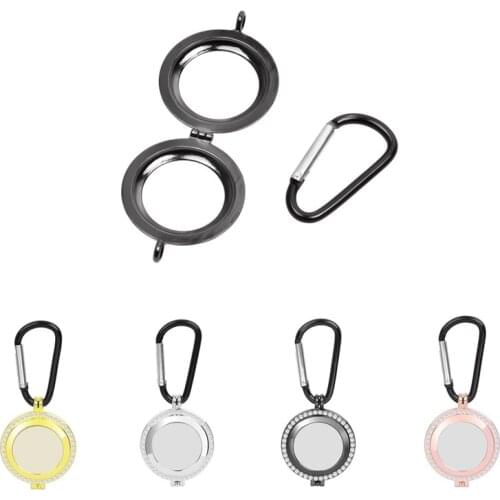 Rhinestone Air Tag Case For Locator Tracker Protective Shell Metal Keychain Anti Lost Luxury Keyring Airtag Holder Cover 2021