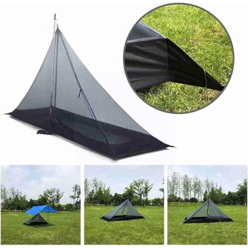 Ultralight Outdoor Fishing Hiking Inner Tent Summer Tent Body Vents Kit Mosquito Inner Net Tent Survival Netting Camping Me U9D0