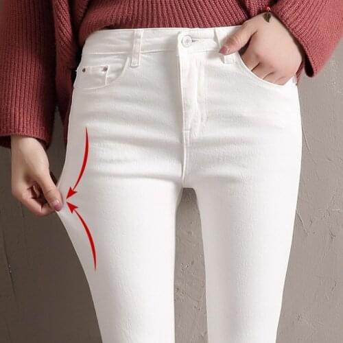 Plus size Jeans Female Denim Pants Black Womens Jeans woman Donna Stretch Bottoms Feminino Skinny Pants For Women Trousers