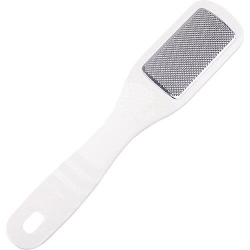 1 pcs white Practical Durable Grinding foot rasp pedicure tools Hard Exfoliate Dead Skin File callus Remover Feet Care Tools