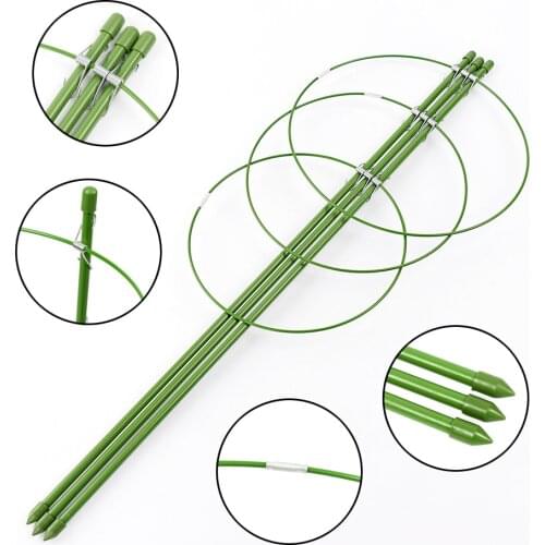1pc Plastic Potted Vine Climbing Plant Support Rattan Frame Gardening Plastic Flower Pot Bracket 45/60CM