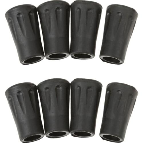 8PCS Replacement Trekking Pole Tips Protector for Outdoor Hiking Climbing Sticks Poles Accessories