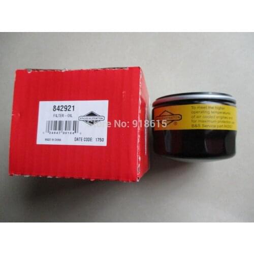 842921 OIL FILTER BRIGGS AND STRATTON GENERAPTR SPARE PARTS 18hp-31hp GENERATOR PARTS