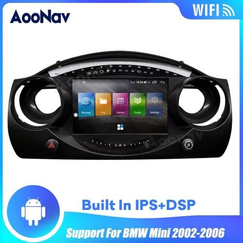 2 Din Car Radio GPS Navigation Radio Multimedia Player For BMW Mini 2002-2006 HD Vertical Screen Car Autoradio Player