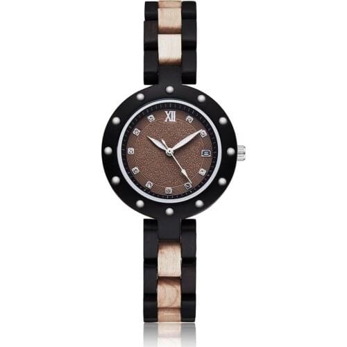 Natural Wood Watches Women Small Wooden Bracelet Female Quartz Wristwatches Wooden Ladies Watch Retro Clock reloj de madera