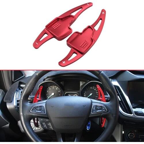 For Ford Focus Kuga EcoSport Escape Steering Wheel Gear Shift Paddle Extension Accessories Red