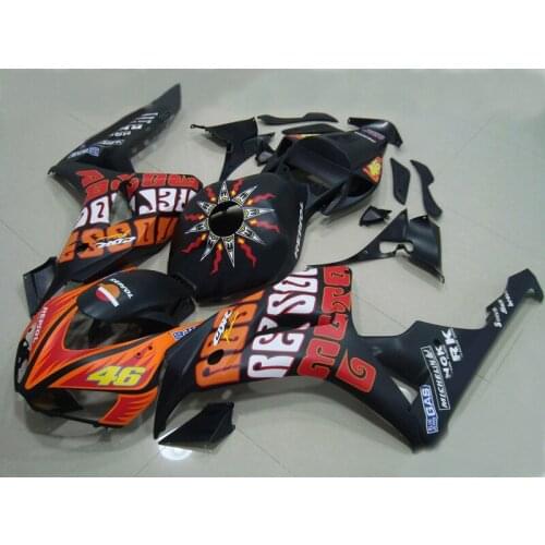 H-Injection Mold 2006 2007 CBR1000RR 1000RR CBR 06 07 repsol red motorcycle Fairings for Honda