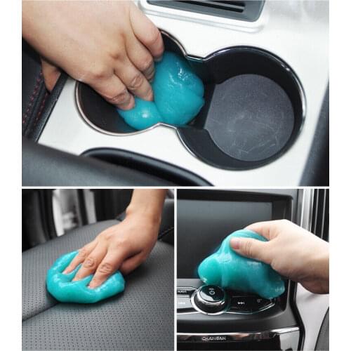Car Cleaning Mud Soft Plastic Supplies Car Interior Decoration Sticky Dust Glue Car Clean Essential Artifact