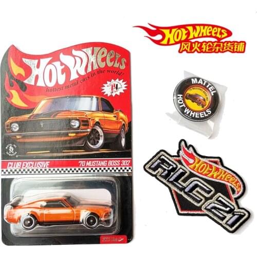 Hot wheels 1/64 70 Mustang Boss 302 Diecast Collection of Simulation Alloy Car Model Children Toys