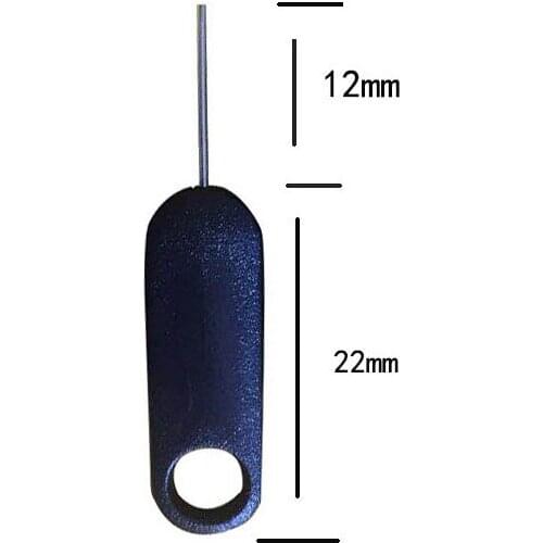 1000pcs/lot black color Sim Card Ejector Tool Sim Card Tray Eject Pin Key Tool For Mobile cell phone wholesale