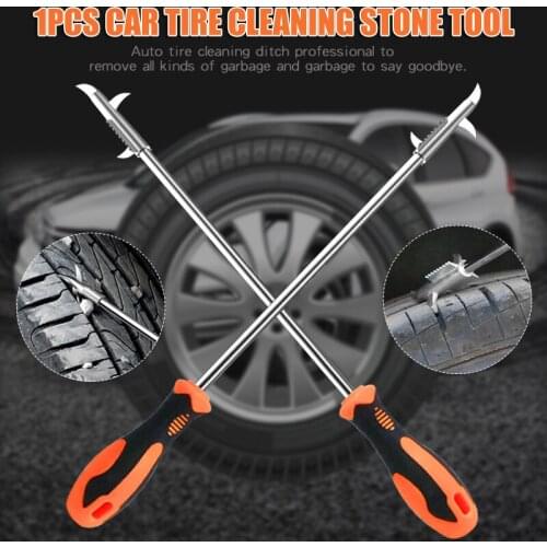Tyre Cleaning Hook Small Stone Removal Tools Multi-Function Device Picking Hook Tire Tools M8617