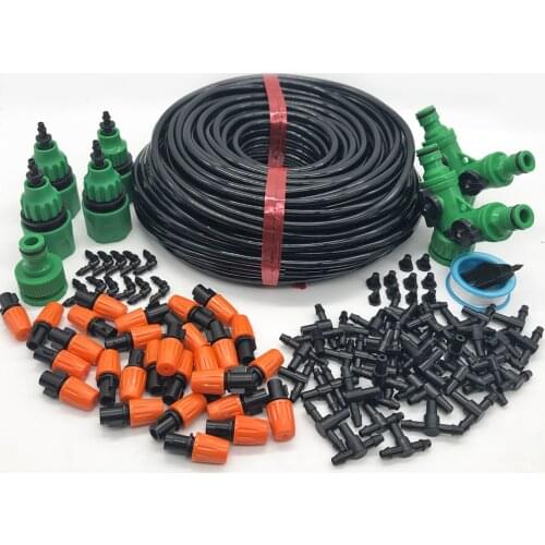 10-50M Micro Irrigation System Set Grass Watering Kit Automatic Watering Device Adjustable Misting Garden Watering System